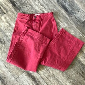 Madewell wide leg crop
